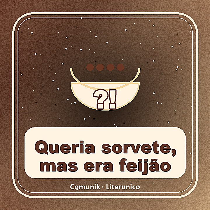Avatar da comunidade Queria sorvete, mas era feijão