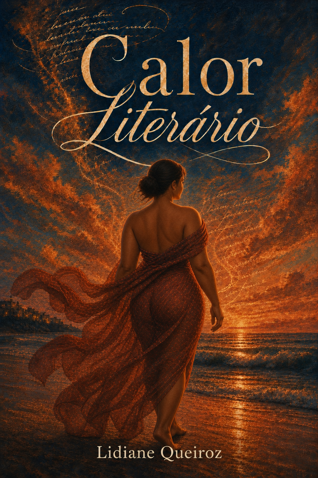 Capa de Calor Literário, de Lidiane Queiroz Bastos