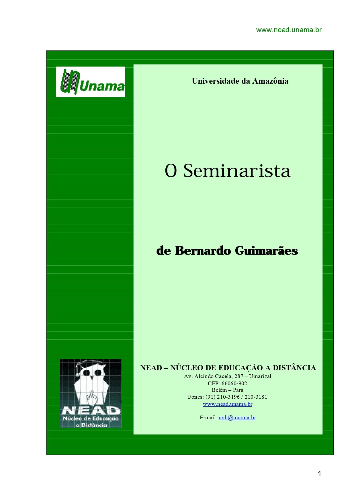 O Seminarista