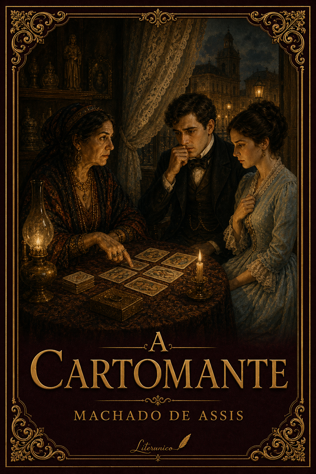 Capa frontal de A Cartomante