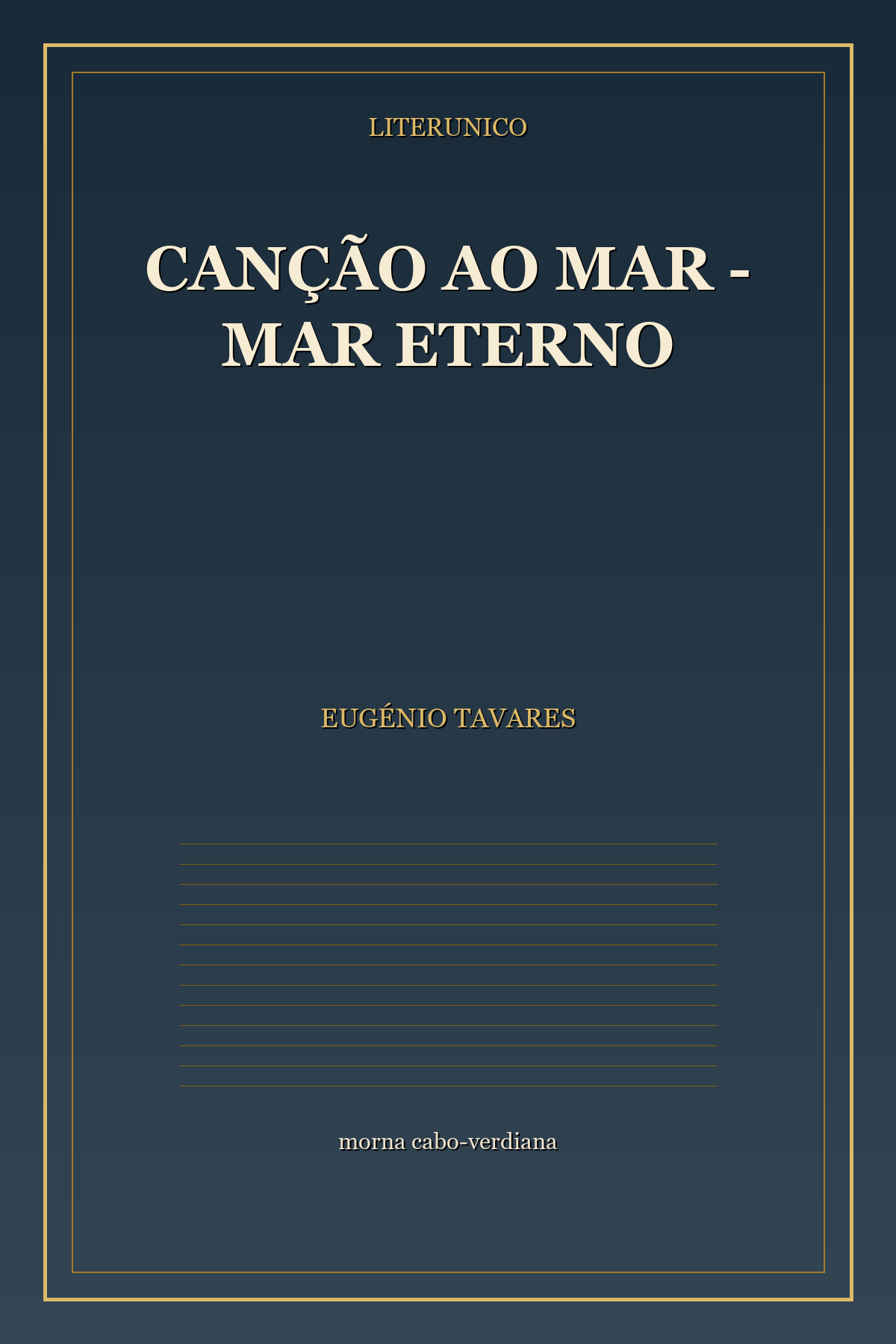 Comunidade · Canção ao Mar - Mar Eterno