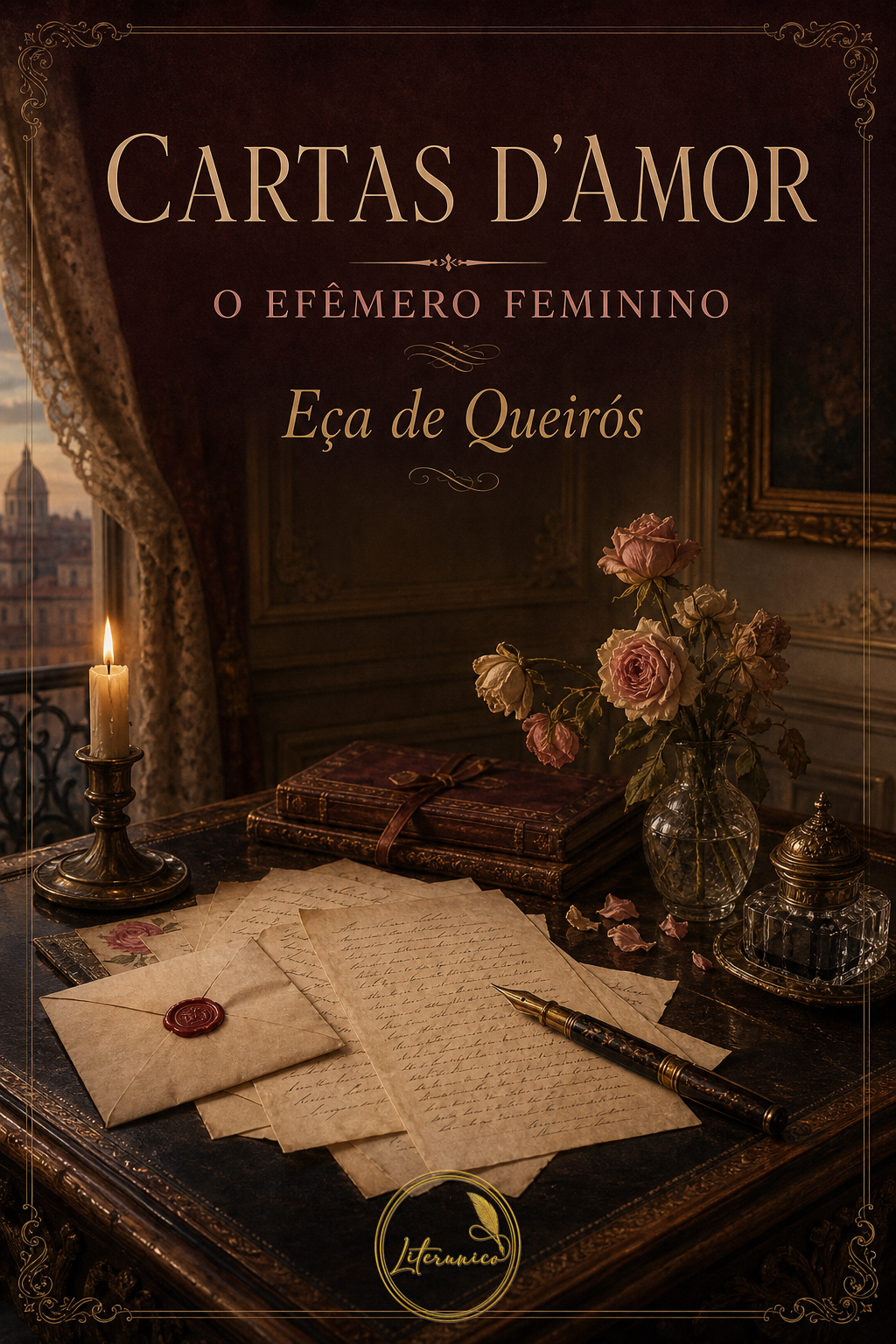 Capa de Cartas D'Amor - O Efêmero Feminino