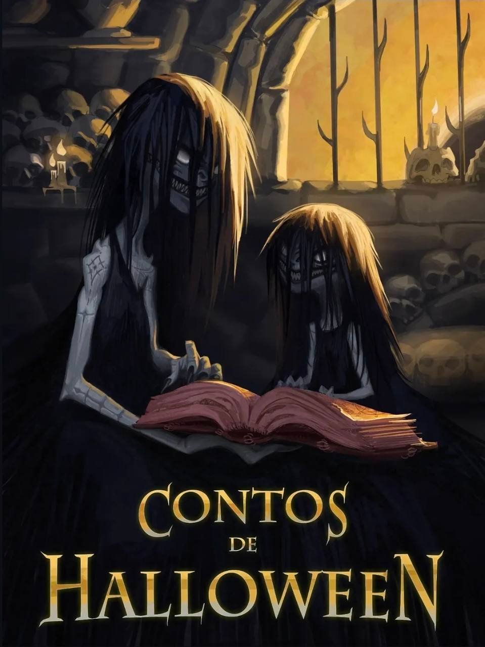 Capa de Contos de Halloween