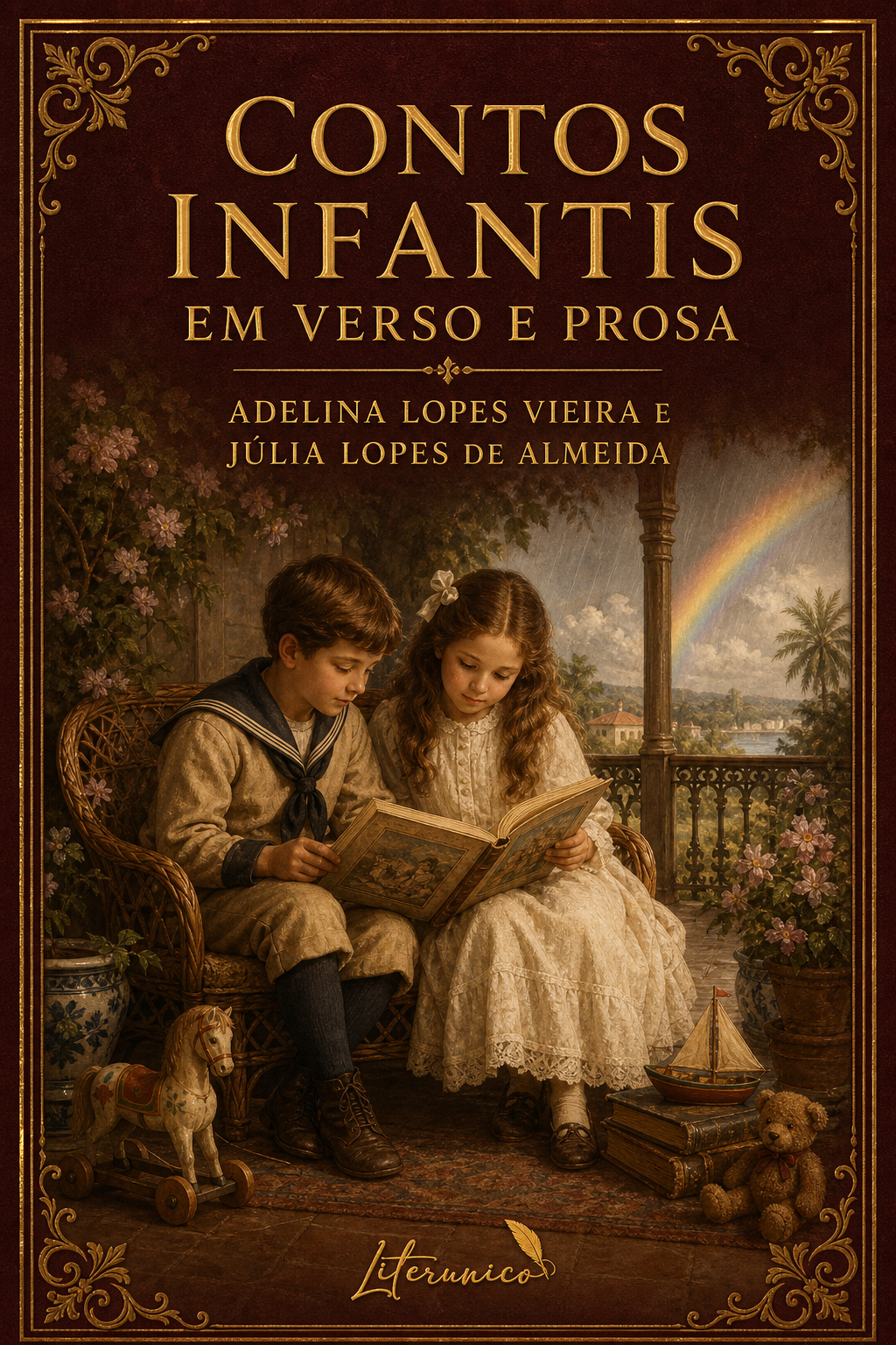 Capa de Contos Infantis em Verso e Prosa