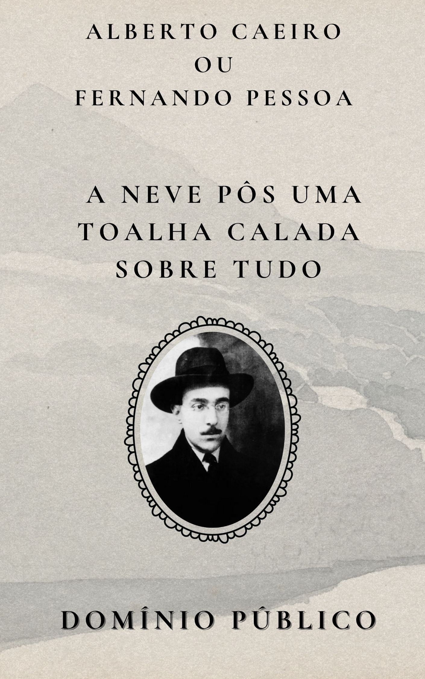 A neve pôs uma toalha calada sobre tudo