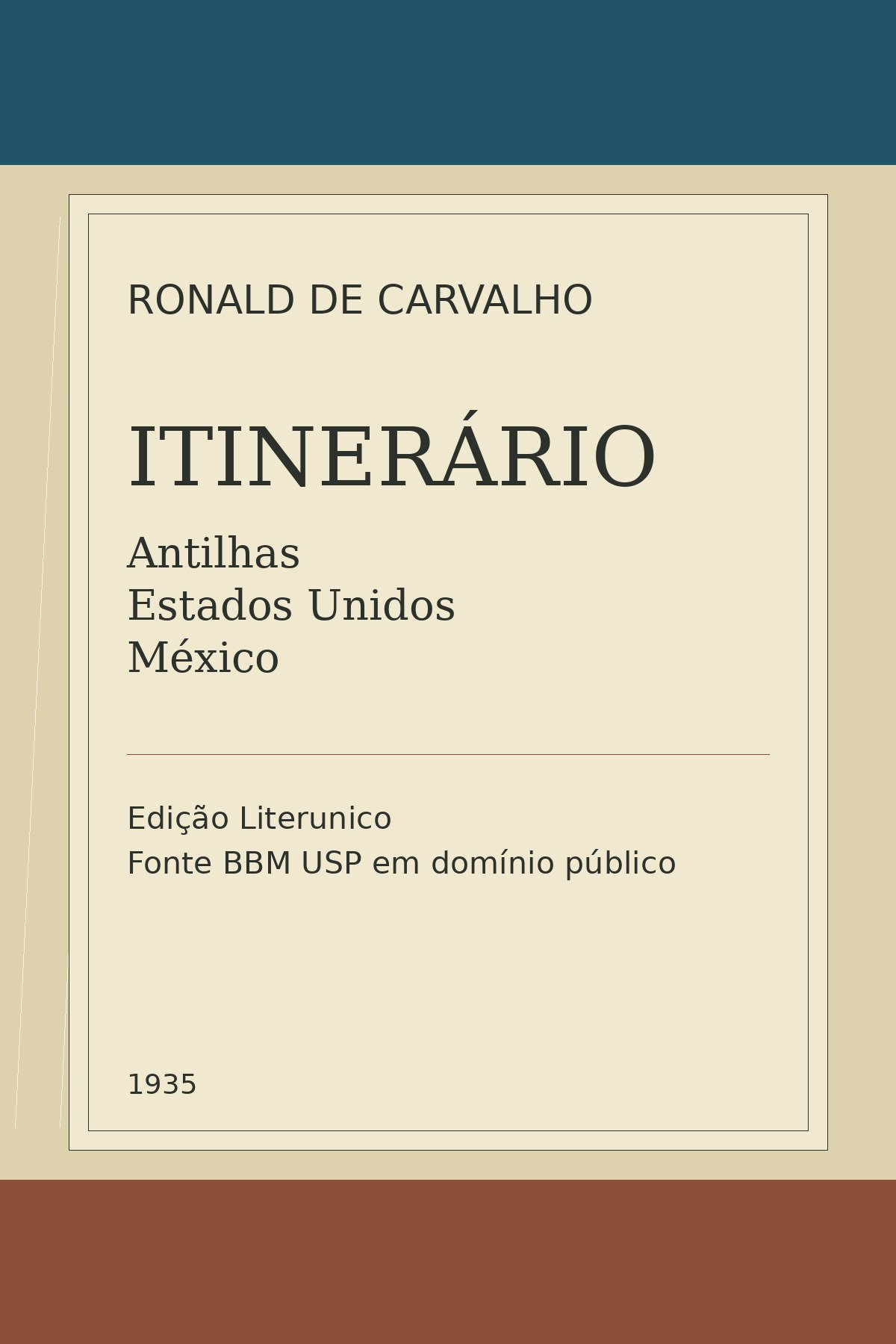 Comunidade · Itinerário: Antilhas, Estados Unidos, México
