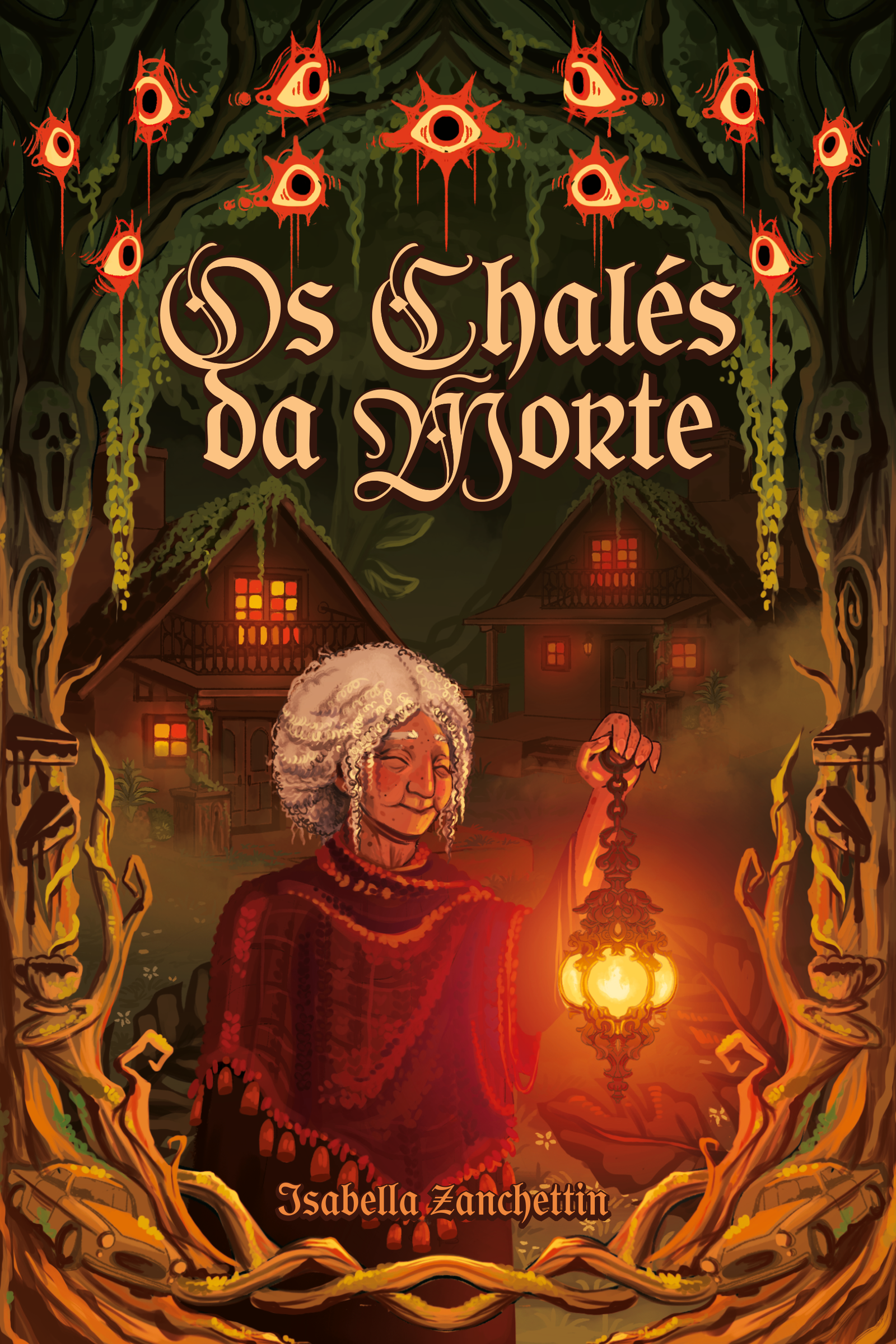 Capa de Os Chalés da Morte, de Isabella Zanchettin