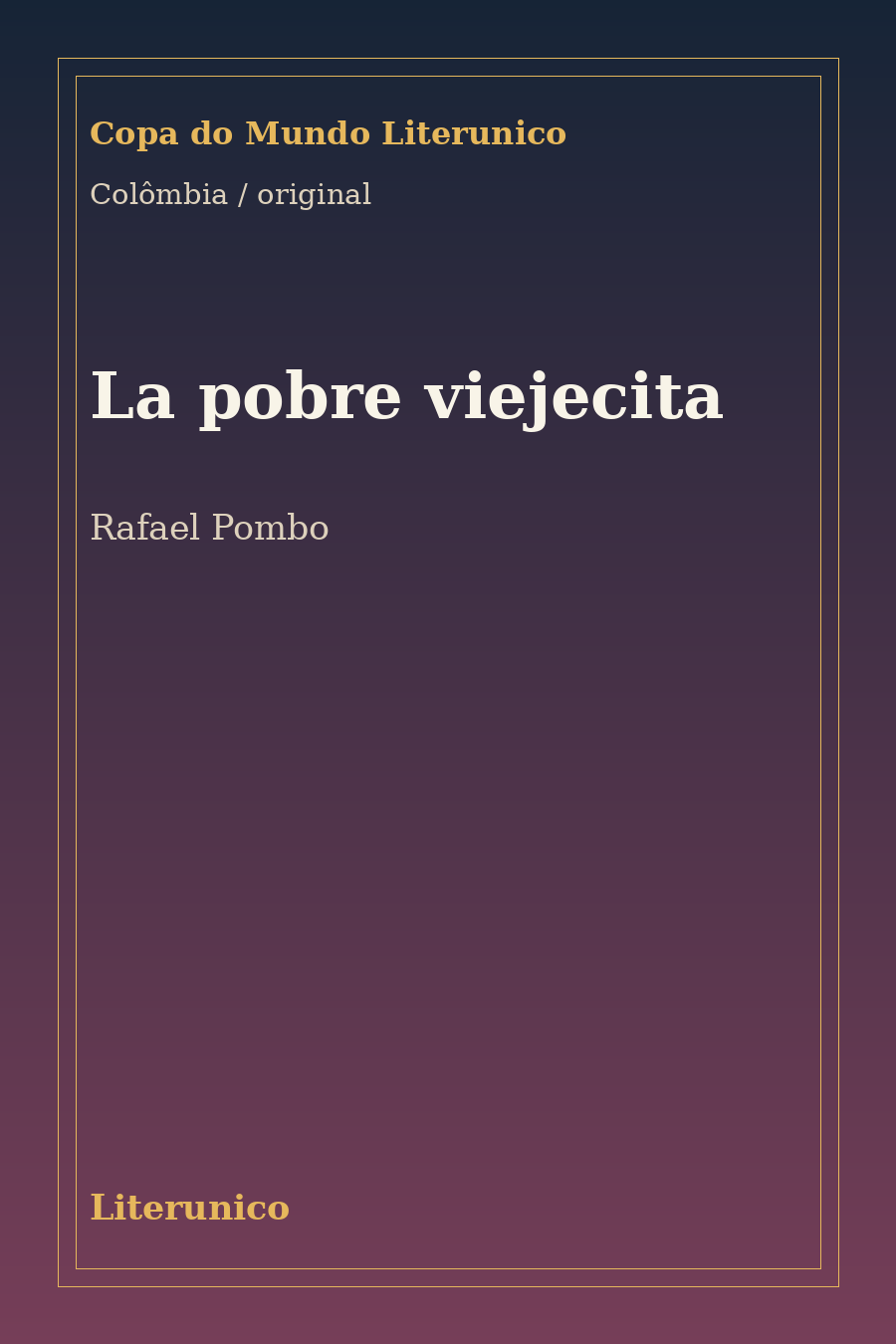 Comunidade · La pobre viejecita