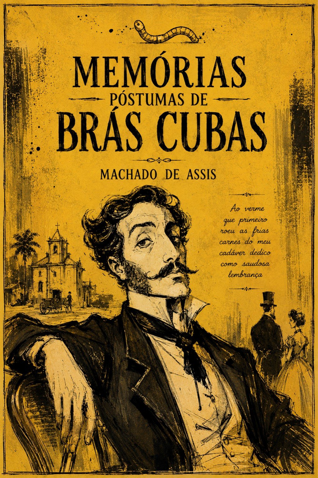 Capa de Memórias Póstumas de Brás Cubas