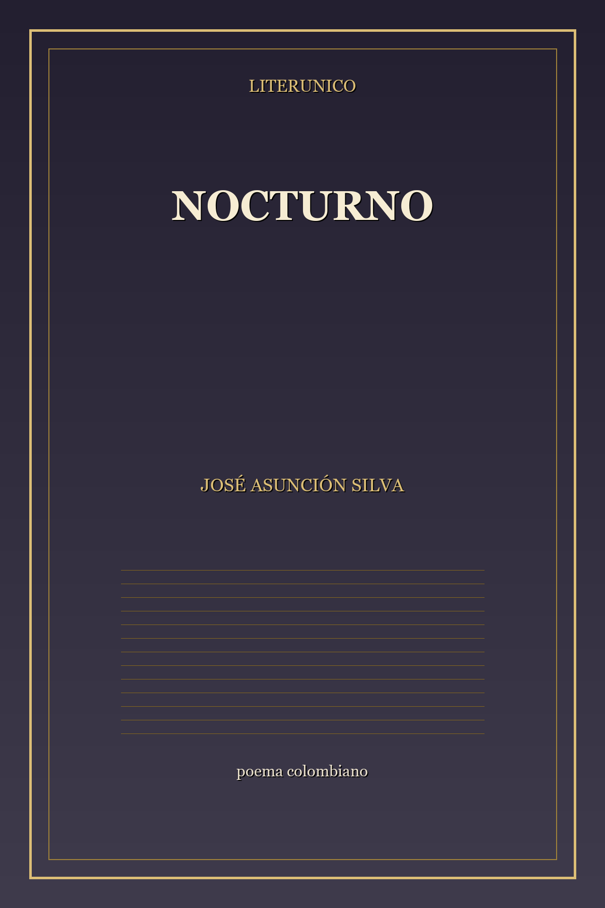 Comunidade · Nocturno