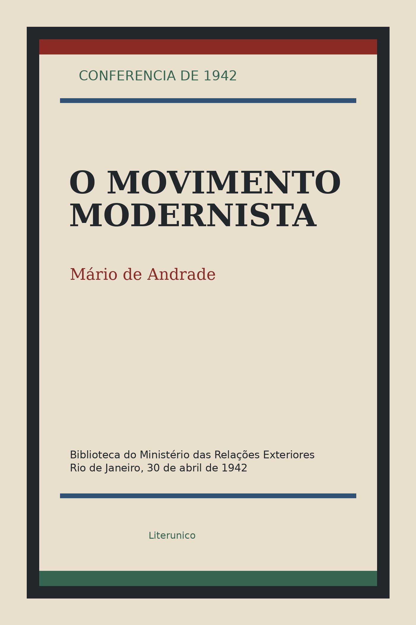 Comunidade · O Movimento Modernista