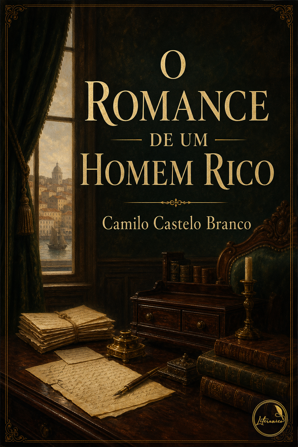 Capa de O Romance de um Homem Rico