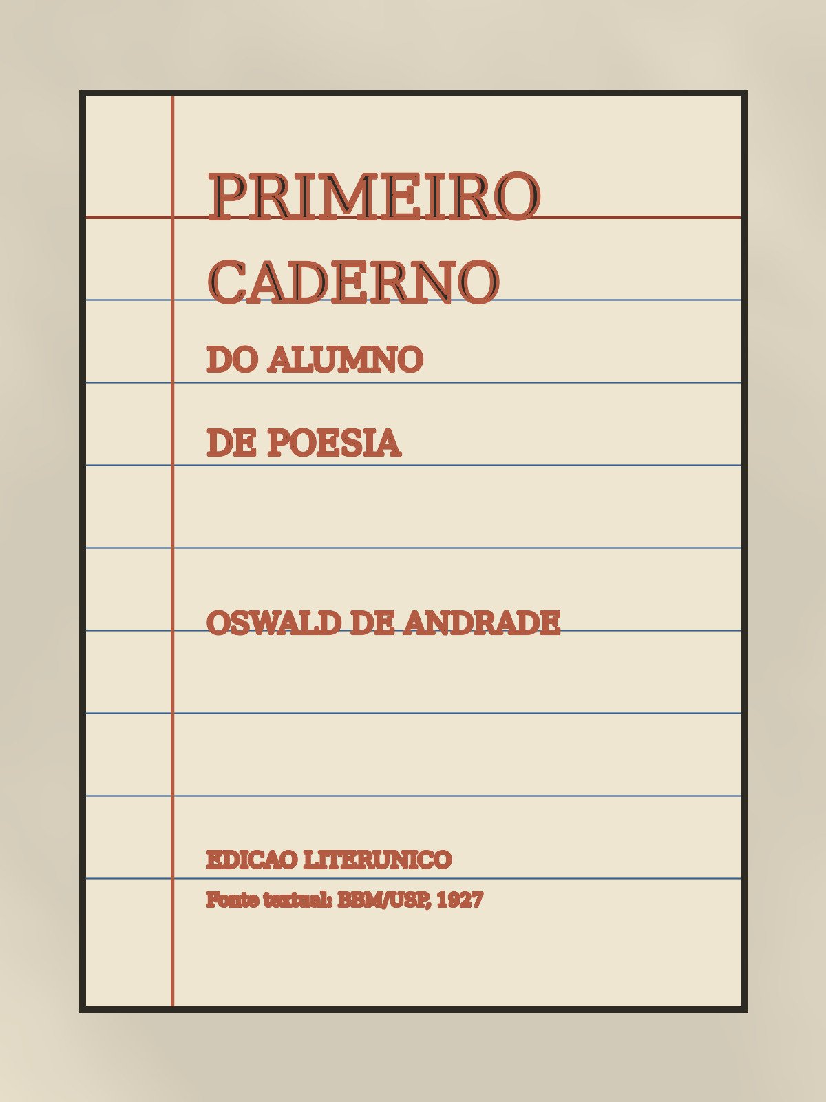 Comunidade · Primeiro caderno do alumno de poesia