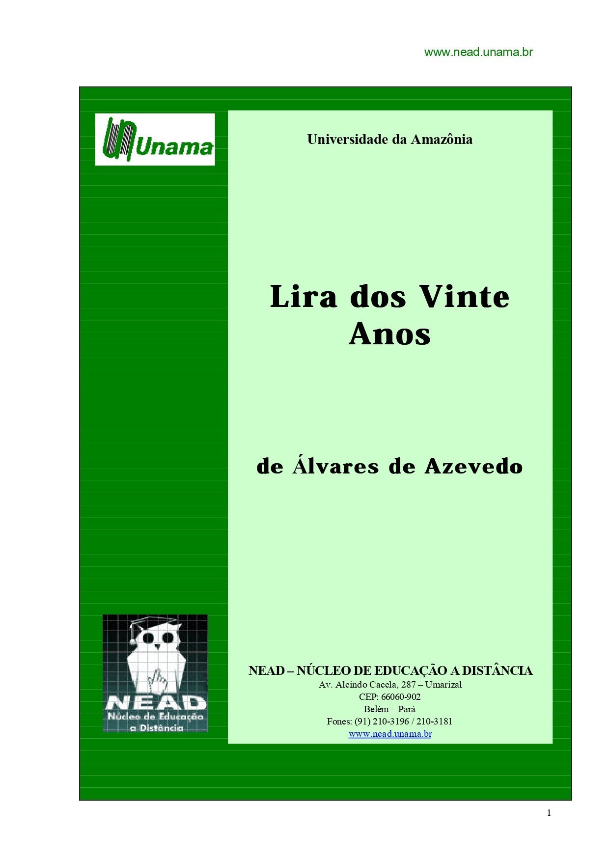 Lira dos Vinte Anos