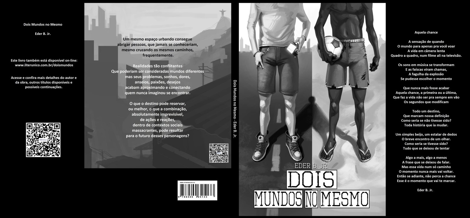 Arte aberta de Dois Mundos no Mesmo