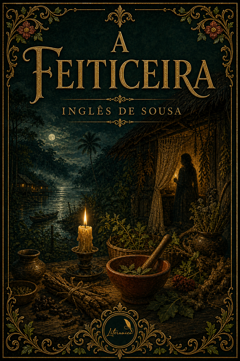 Capa de A feiticeira